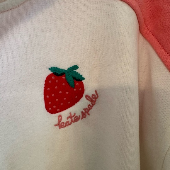 kate spade Pink and White zip up - Picture 3 of 5